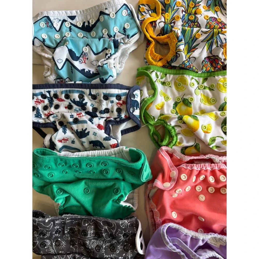 Cloth Diaper Lot bumGenius Mother-ease Petite Crown Covers & Inserts 21 One Szpc